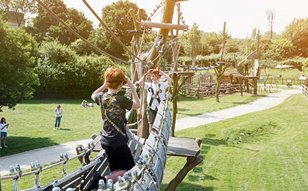 Summer Haze on the High Ropes